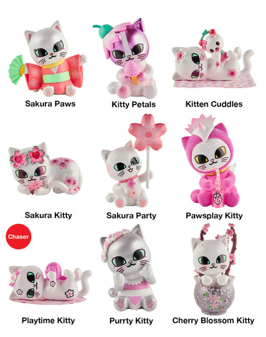 Figurine Tokidoki Cherry Blossom Cats Blind Box