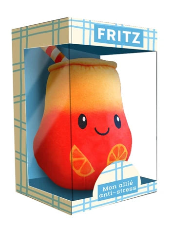 Fritz, une humeur pétillante. Ma peluche anti-stress