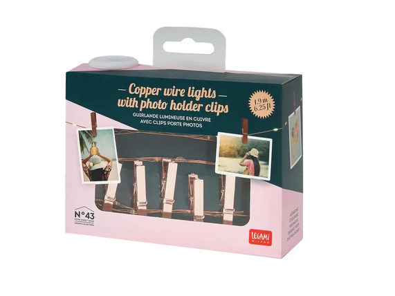 Guirlande lumineuse porte-photo Legami
