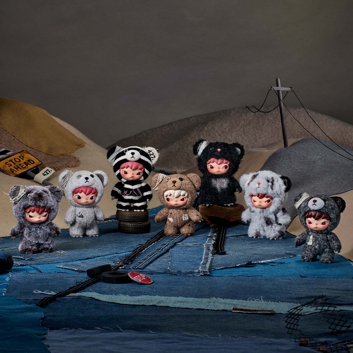 peluche hirono road to journal porte clé