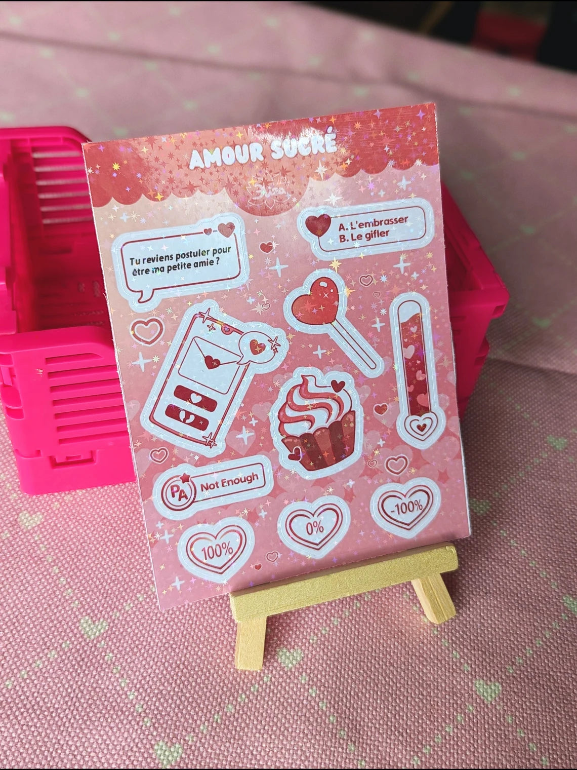 Sticker Sheet Amour Sucré par Elizacdc