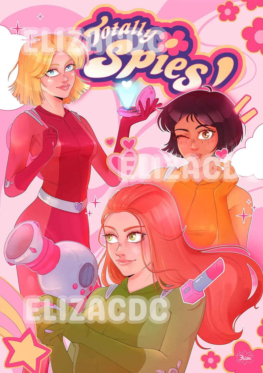 Print A5 Totally Spies by Elizacdc