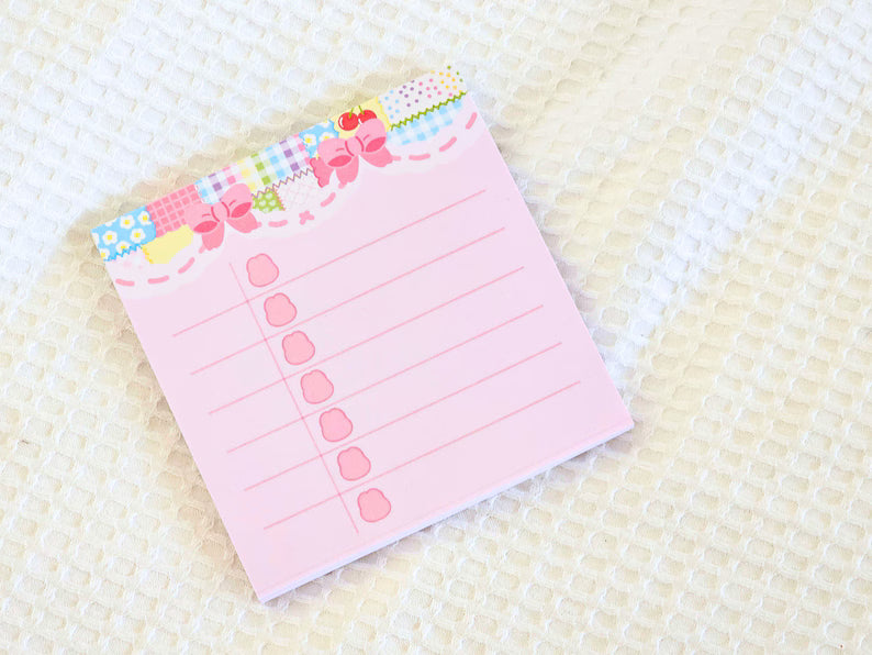 Bloc-notes mémo carré par Momonaade