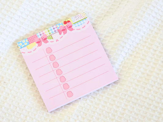 Bloc-notes mémo carré par Momonaade