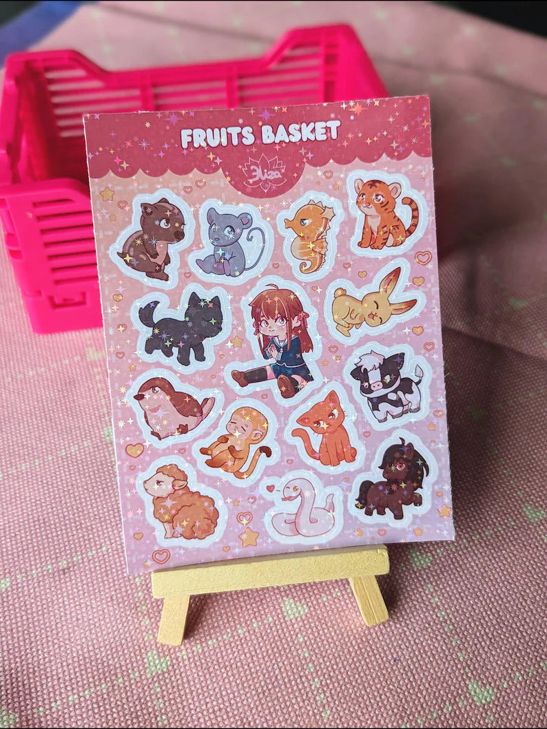 Sticker Sheet Fruits Basket par Elizacdc