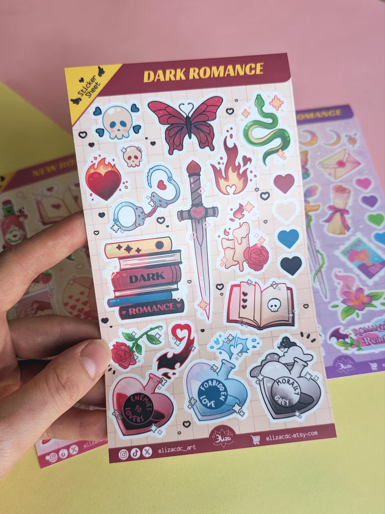 Sticker Sheet Dark Romance par Elizacdc
