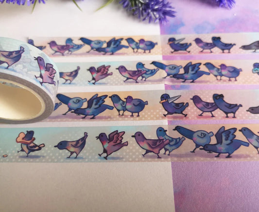 Washi Tape Pigeons Marinki Art