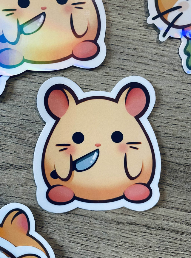 Sticker Hamster Couteau- Acti-Paw