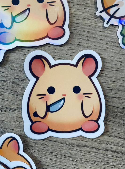 Sticker Hamster Couteau- Acti-Paw
