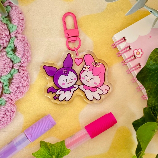 Porte-clé My Melody et Kuromi par FinnFinn