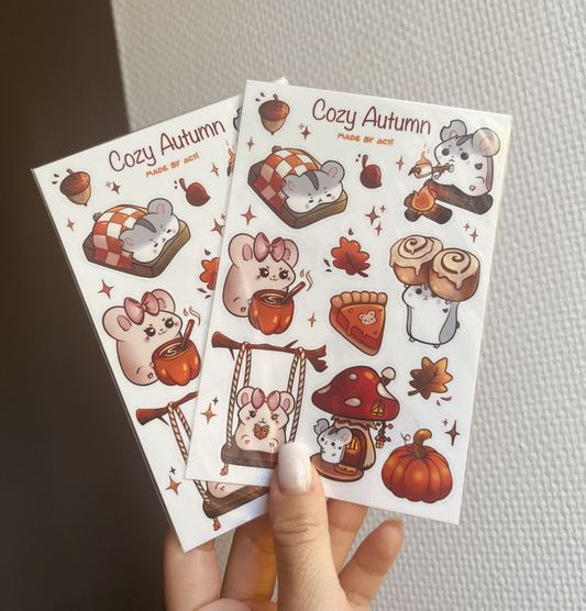 Sticker Sheet Cozy Autumn - Acti-Paw