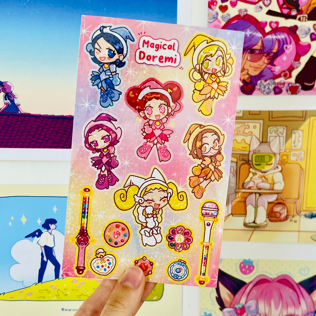 Sticker Sheet Magical Doremi par Finnfinn - Rocket