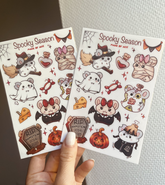 Sticker Sheet Spooky Season - Acti-Paw