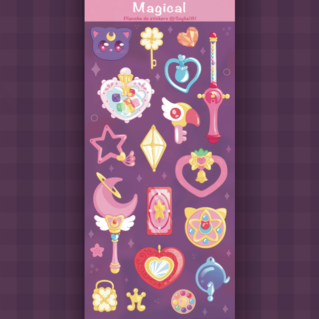 Sticker Sheet Magical par Scylia