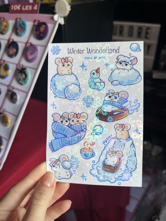 Sticker Sheet Winter Wonderland - Acti-Paw