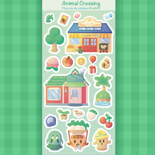 Sticker Sheet Animal Crossing par Scylia