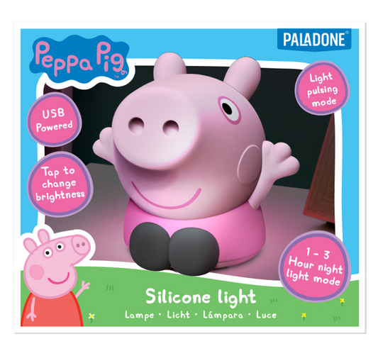 Lampe en Silicone Rechargeable 14cm Peppa Pig [EN PRECOMMANDE]