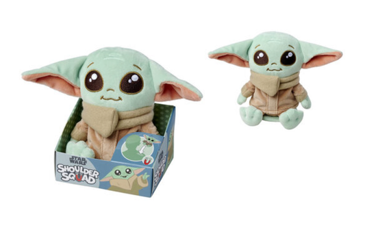 Peluche Grogu avec aimant 12 cm