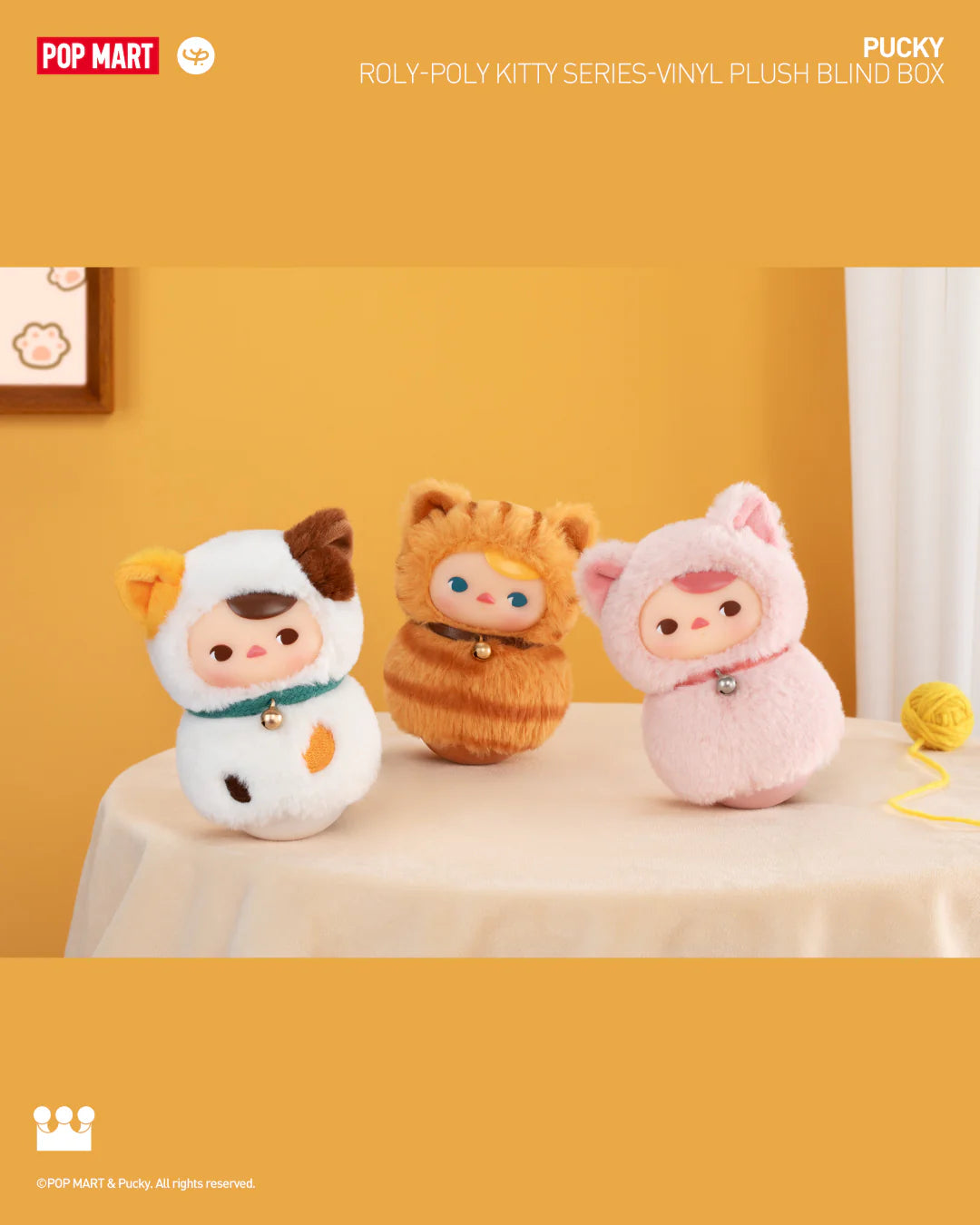 Peluche Roly-Poly Kitty Series- Pop Mart (Blind Box)