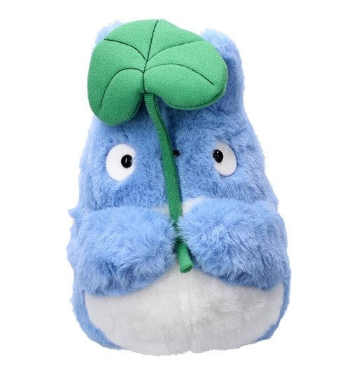 Peluche  Totoro Bleu avec feuille [EN PRECOMMANDE]