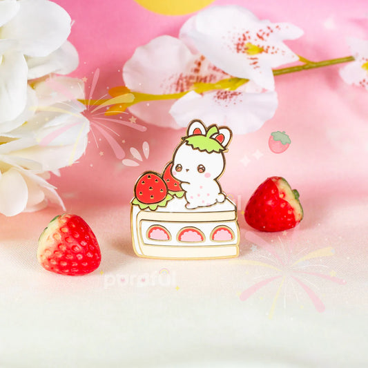 Pin Lapin Fraisier Fraise Poroful