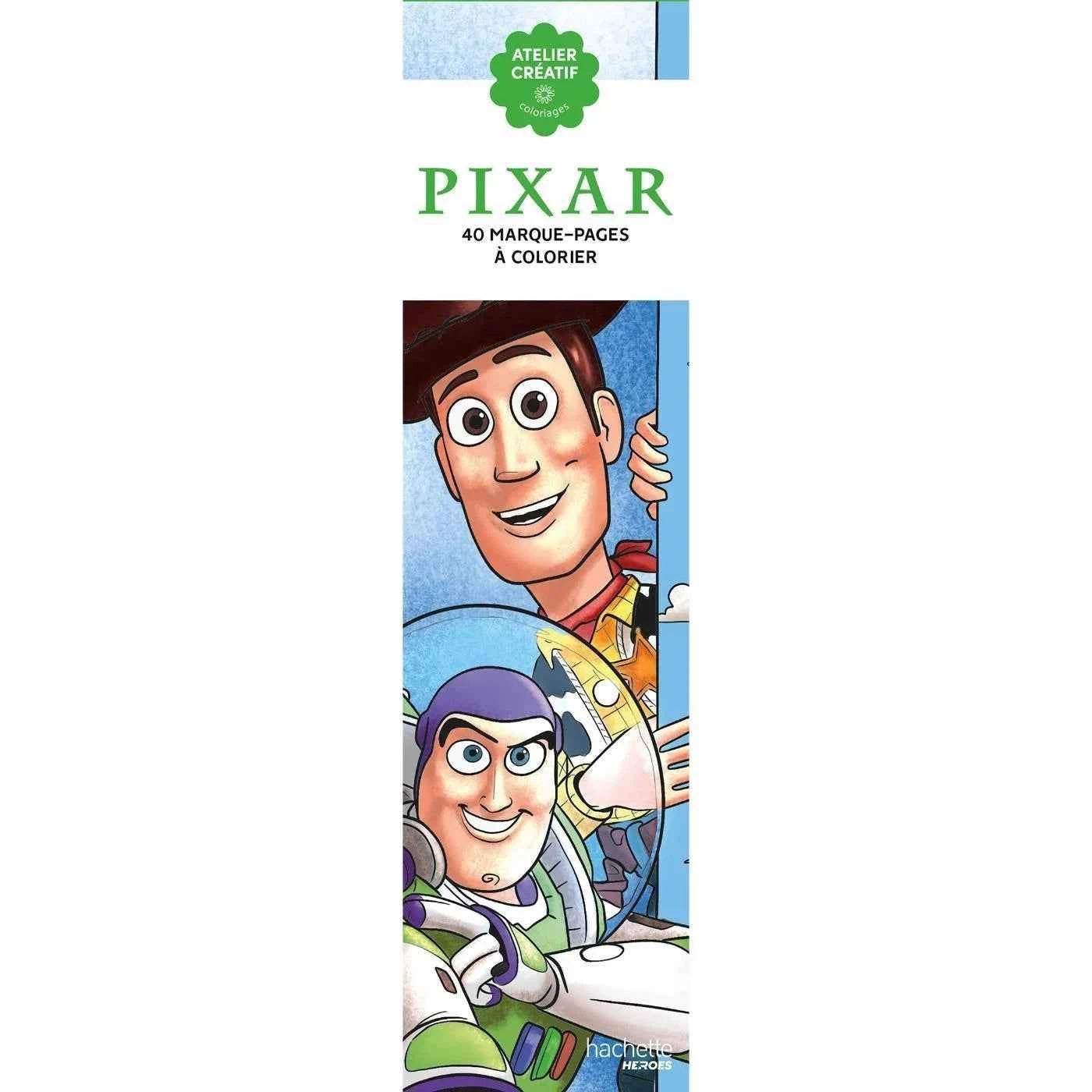 Pixar - 40 marque-pages à colorier