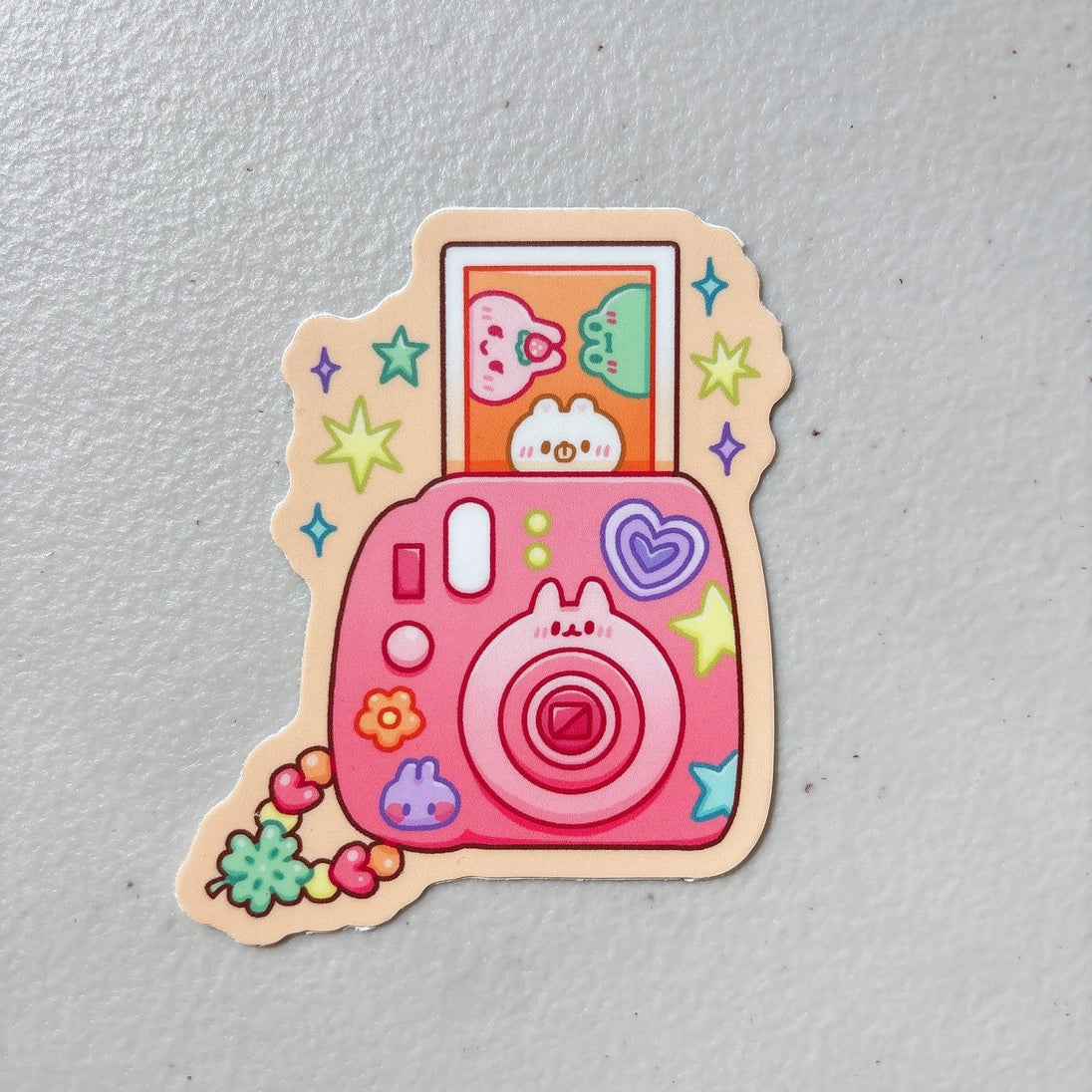 Sticker Polaroid Sticky Rice