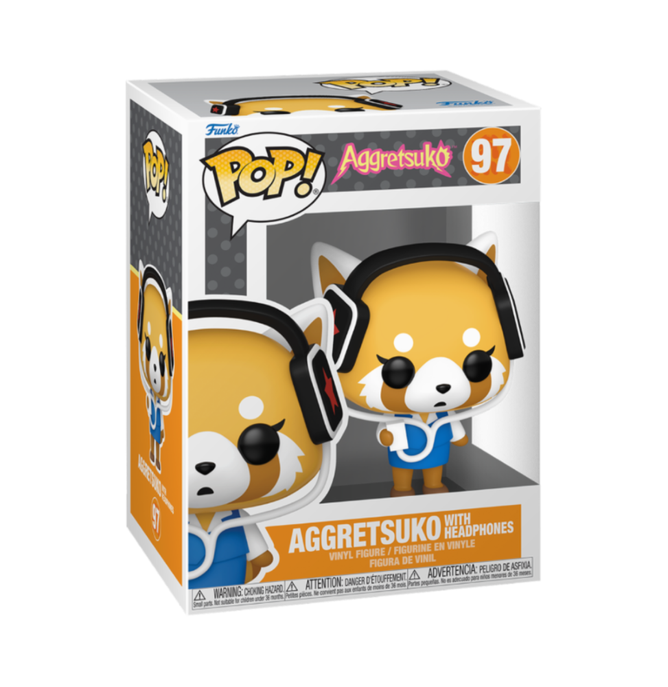 Pop Aggretsuko avec écouteurs n°97 Funko Pop