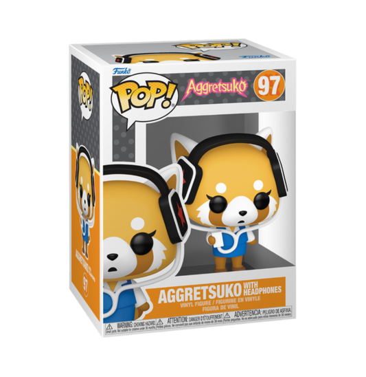 Pop Aggretsuko avec écouteurs n°97 Funko Pop