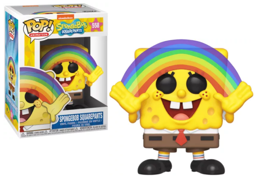 Pop Bob l'Eponge Rainbow Figurine n°558 Funko Pop