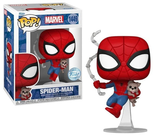 Pop Spider-Man avec un chien Special Edition n°1449 Funko Pop