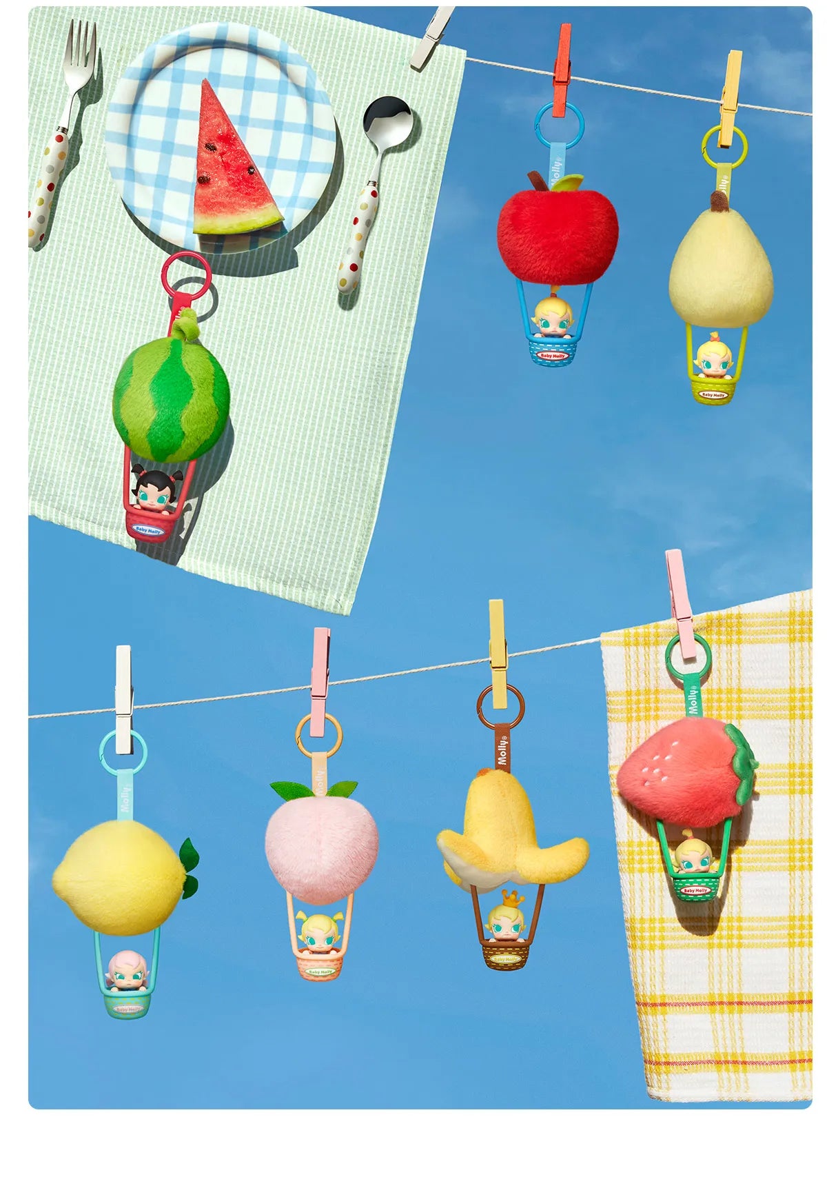 porte cle baby molly pop mart