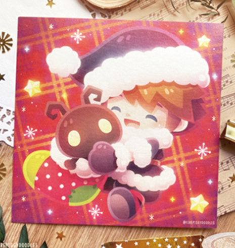 print Kingdom Hearts, fanart  illustration Firepiggy artiste indépendant