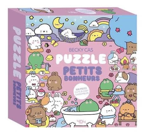 Puzzle petits bonheurs - 500 pièces Cute & Cosy à assembler