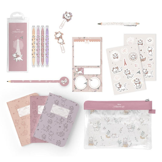 Set de Papeterie avec 3 Notebooks A6 Marie Disney