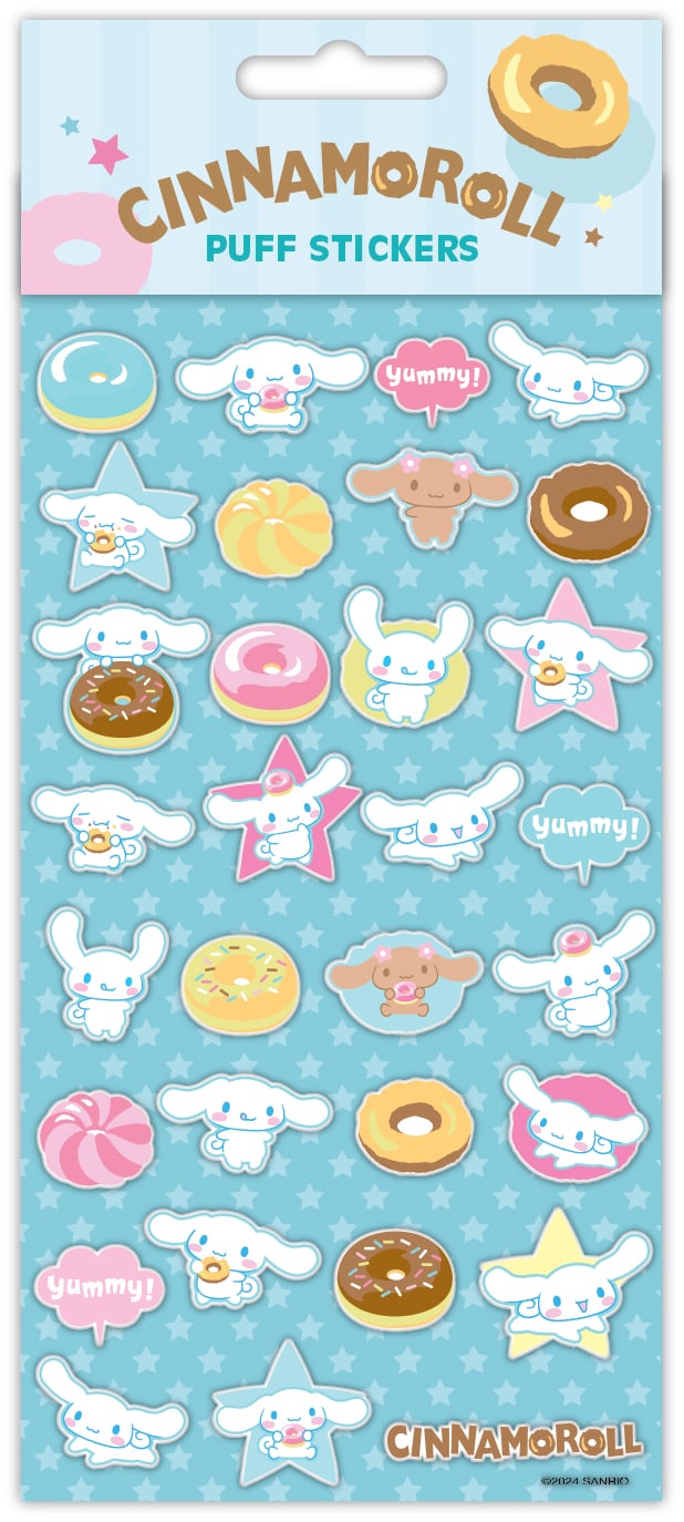 Sticker sheet Cinnamonroll puffy Sanrio