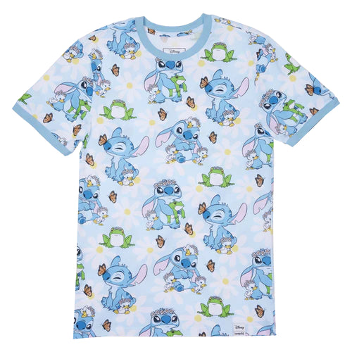 T-Shirt Springtime Stitch Lilo et Stitch Loungefly