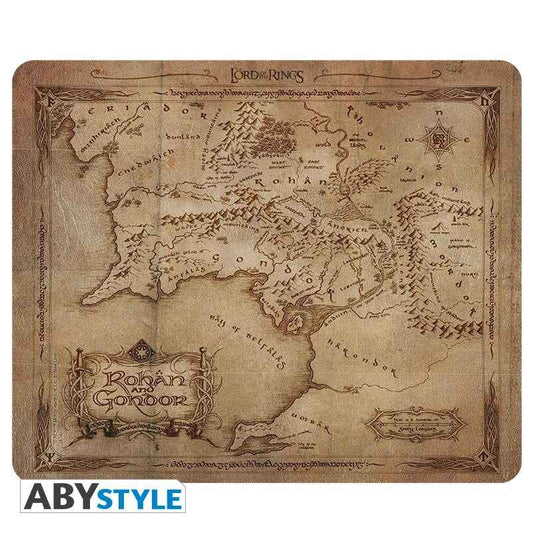 Tapis de souris souple Carte Rohan & Gondor LOTR