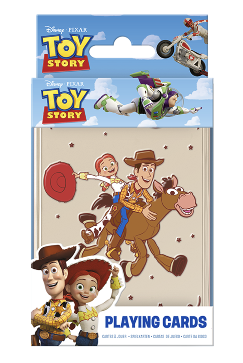 TOY STORY - Cowboy - Jeu de Cartes dans une Boite en Métal