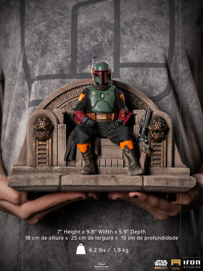 Figurine Boba Fett on Throne 25 cm Deluxe Art Scale