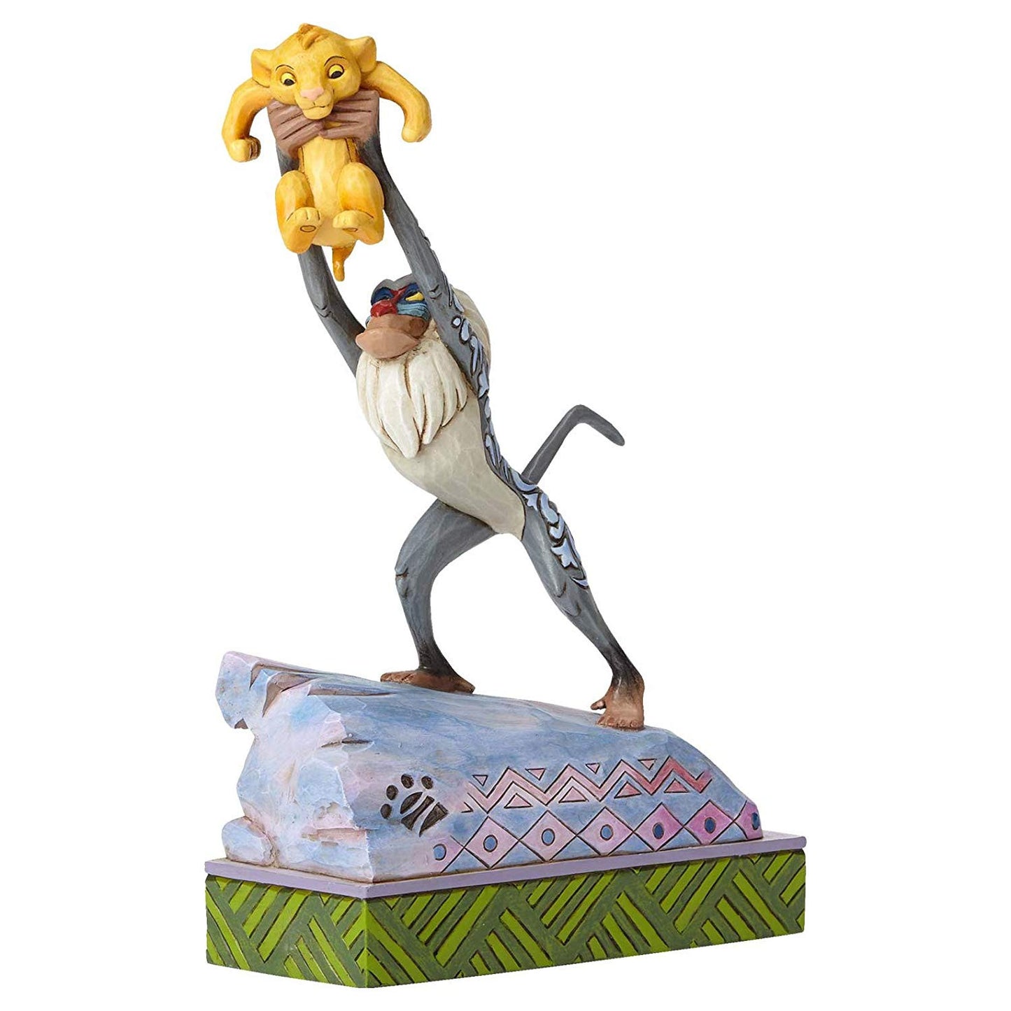 Figurine Rafiki et Simba 20,6 cm Le Roi Lion Jim Shore