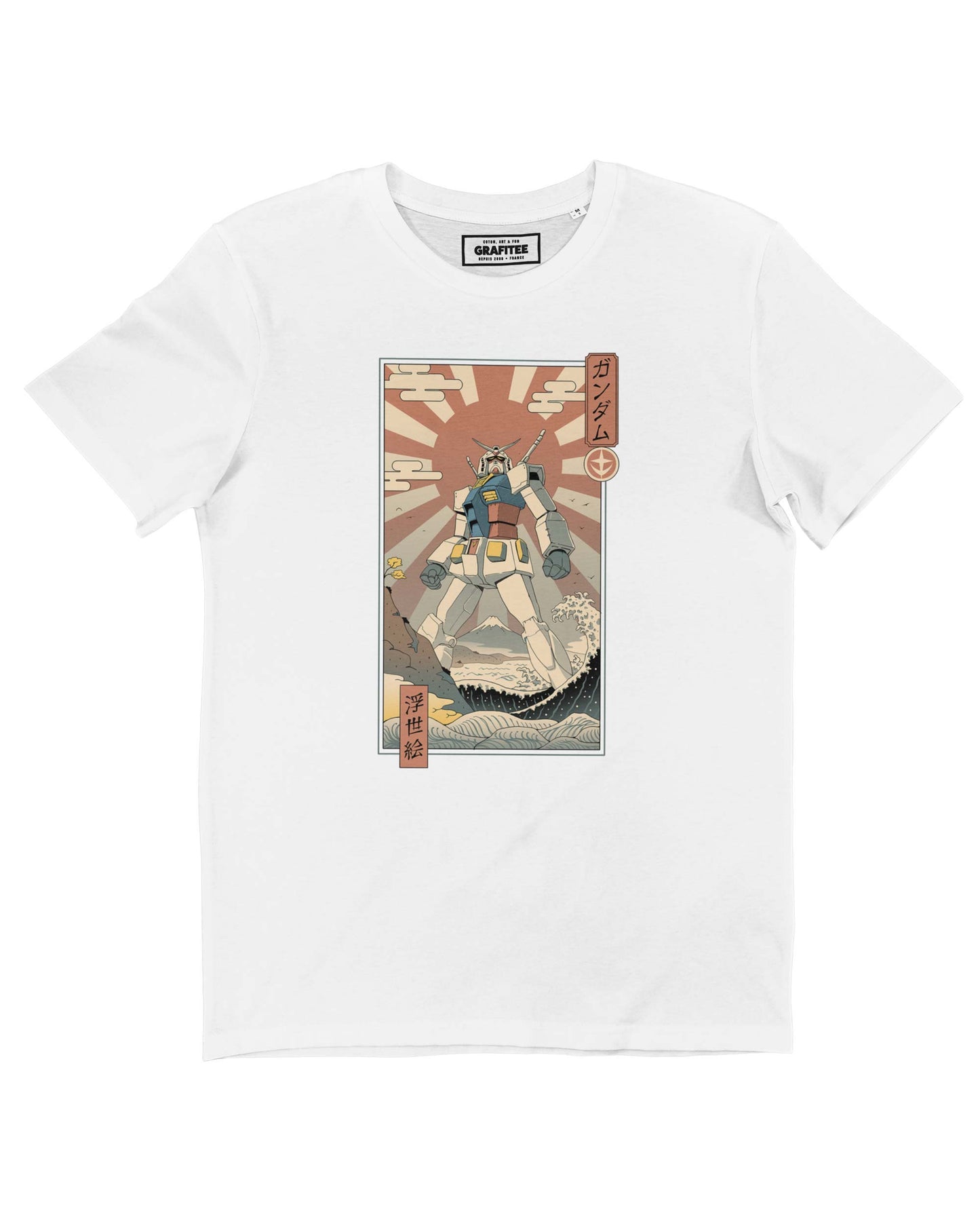 T-shirt Mobile Suit Ukiyo-e Gundam